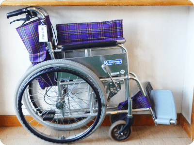 車椅子完備で完全バリアフリー